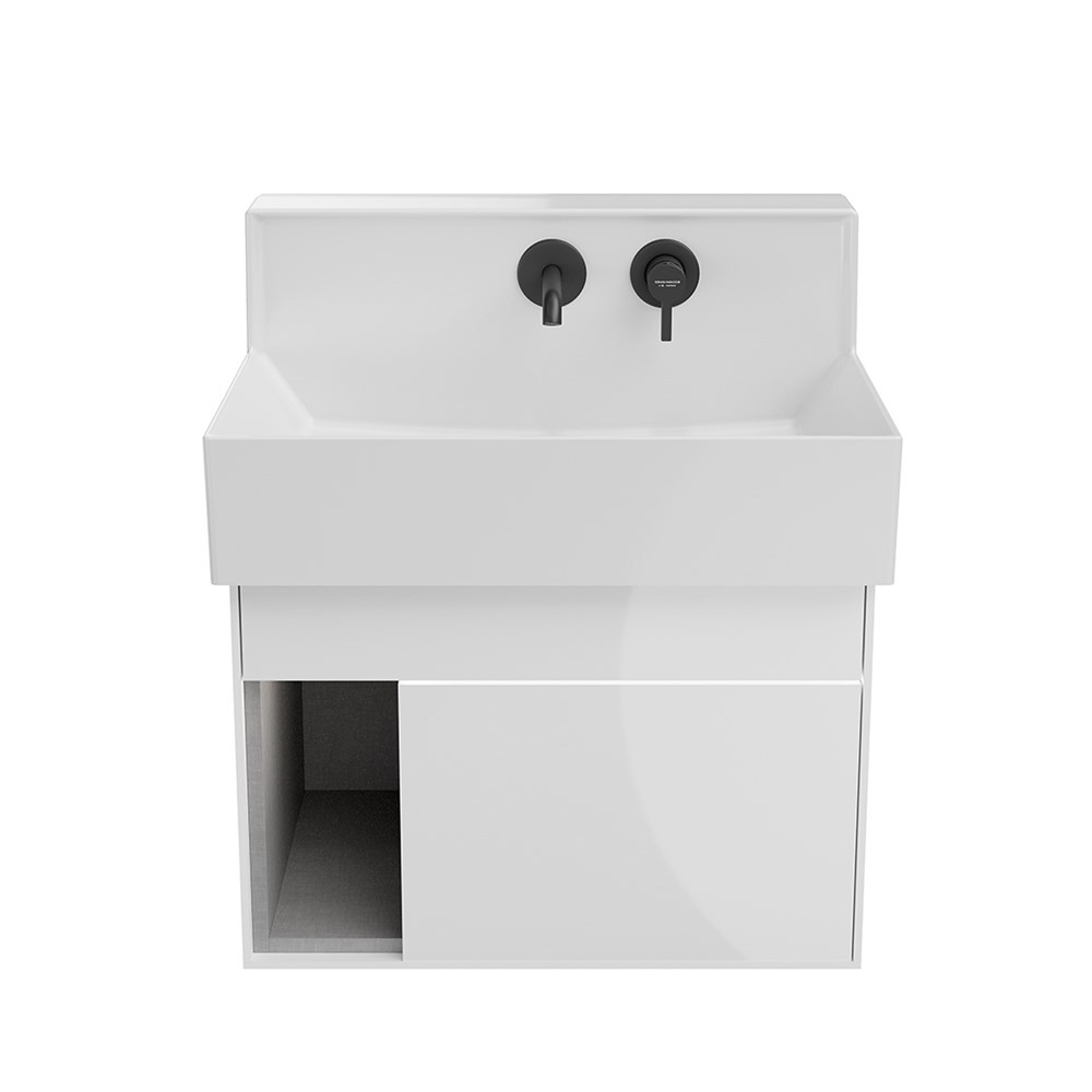 KERAMA MARAZZI LO.M.65\WHT Тумба LOGICA M подвесная 2 выдвижных ящика 65, белоснежный