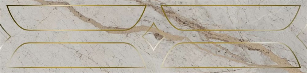 Бордюр Ифран серый светлый глянцевый обрезной 60x14,5x0,9