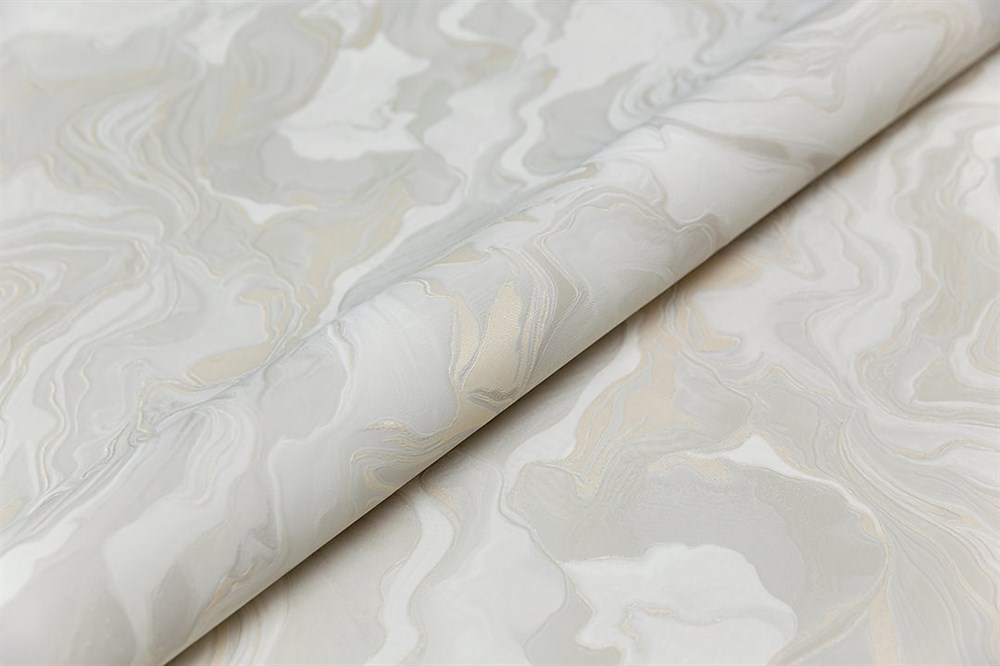 KERAMA MARAZZI KM7604 Обои виниловые Галатея база универсальная, серый золотой 1,06х10 (1, Т C) прямая стыковка