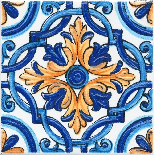 KERAMA MARAZZI STG/A458/5232 Декор Капри майолика 20х20х6,9