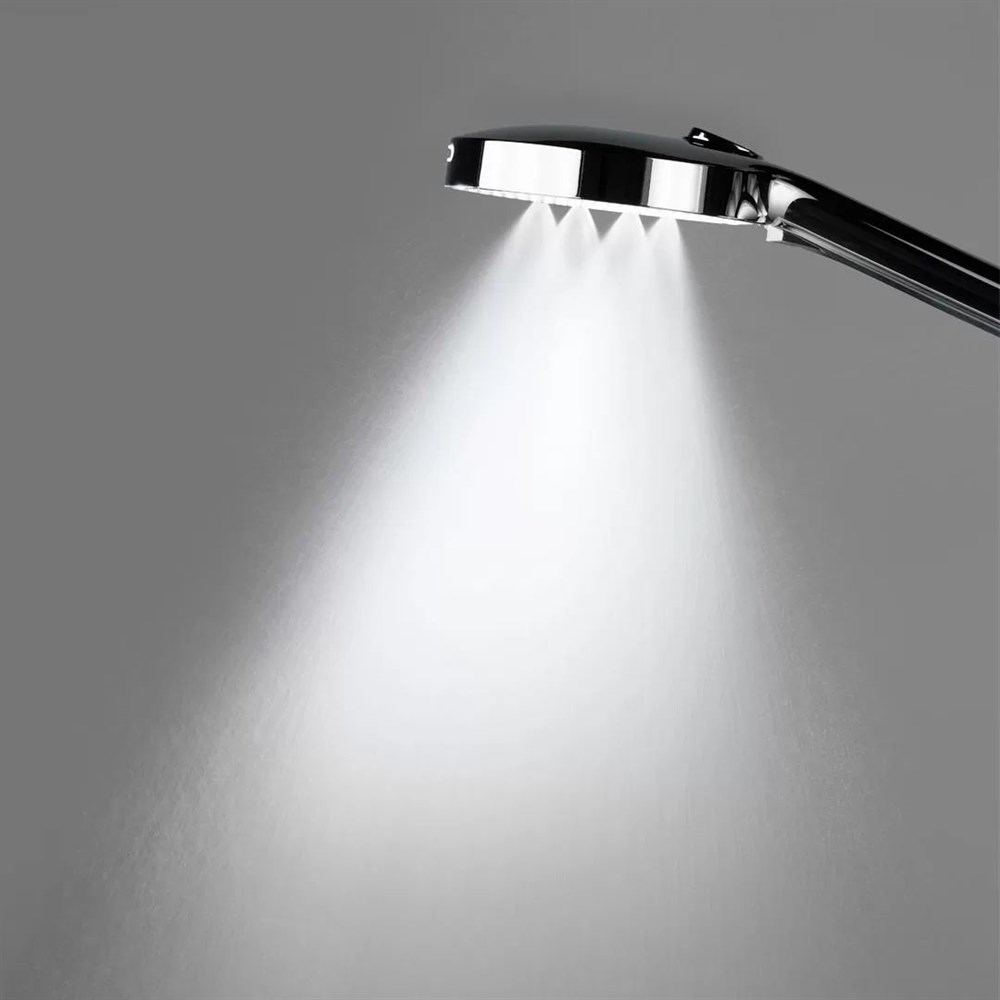 Душевая колонна FONTE на 3 потока с фиксированным изливом и механическим смесителем, хром