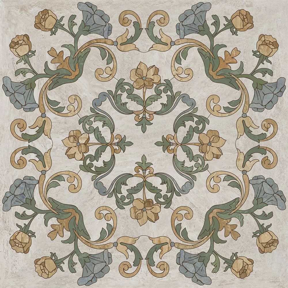 KERAMA MARAZZI HGD/A518/SG606220RL Декор Эвора центр глянцевый 60x60x0,9