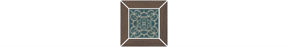 KERAMA MARAZZI ID154 Вставка Тровазо наборный коричневый светлый матовый 13x13x0,9