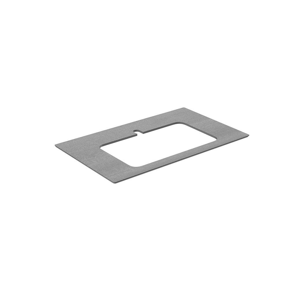 KERAMA MARAZZI PL2.DD500600R\80 Спец. изделие для раковин, встраиваемых сверху, 80 см Про Дабл антрацит