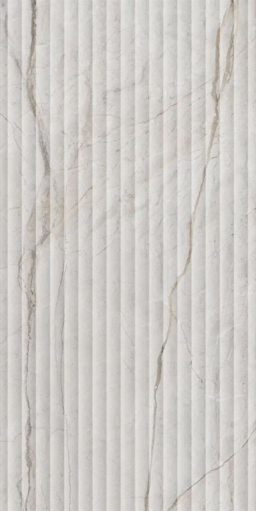 KERAMA MARAZZI KM6012B0110R Ифран серый светлый глянцевый структура обрезной 60x119,5x1