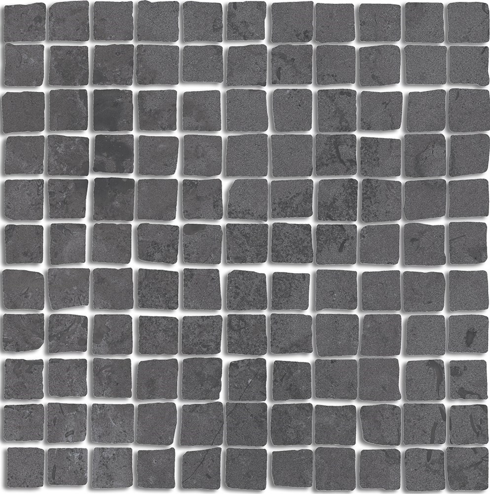 KERAMA MARAZZI MBS001 Декор Про Лаймстоун Спакко мозаичный серый тёмный матовый 20х20х0,9
