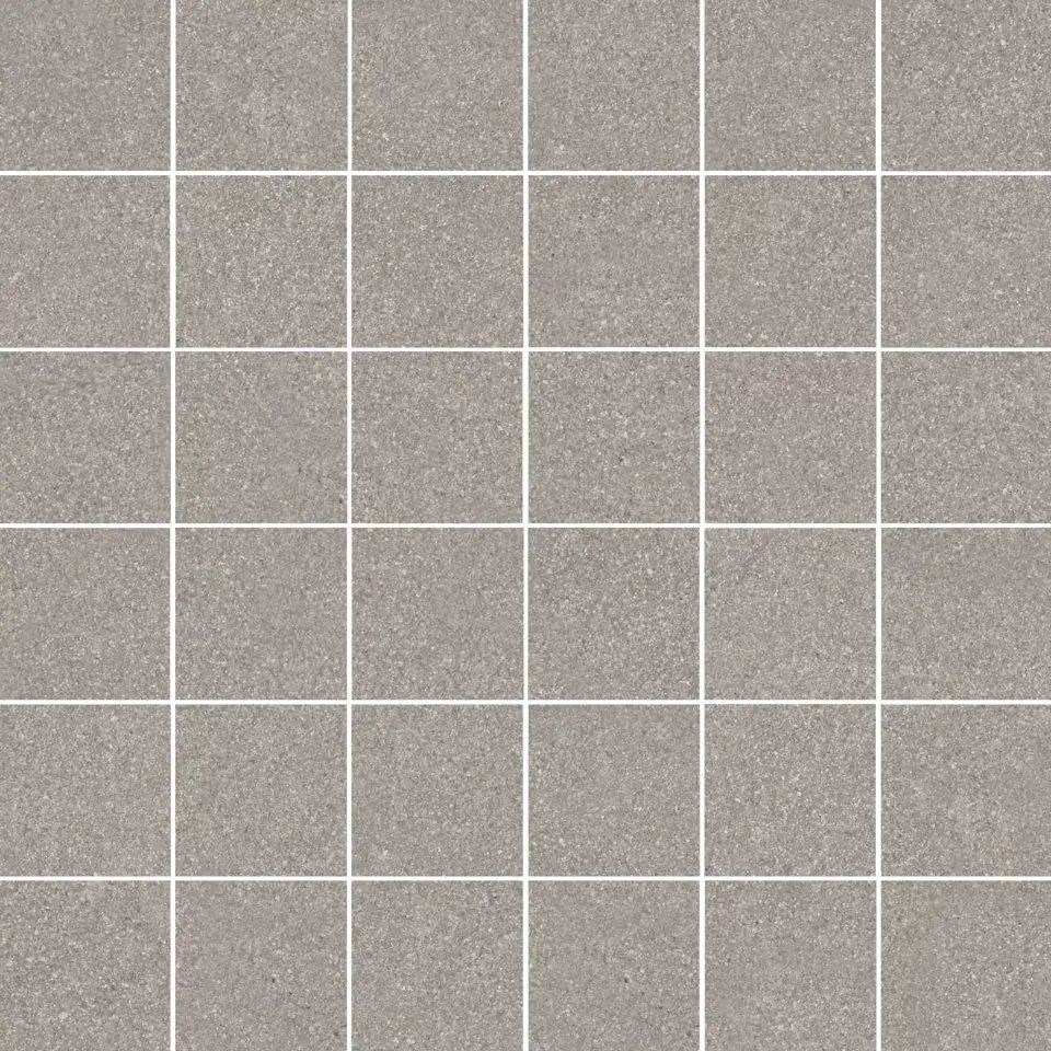 Декор Рабат мозаичный серый матовый обрезной 30x30x0,9