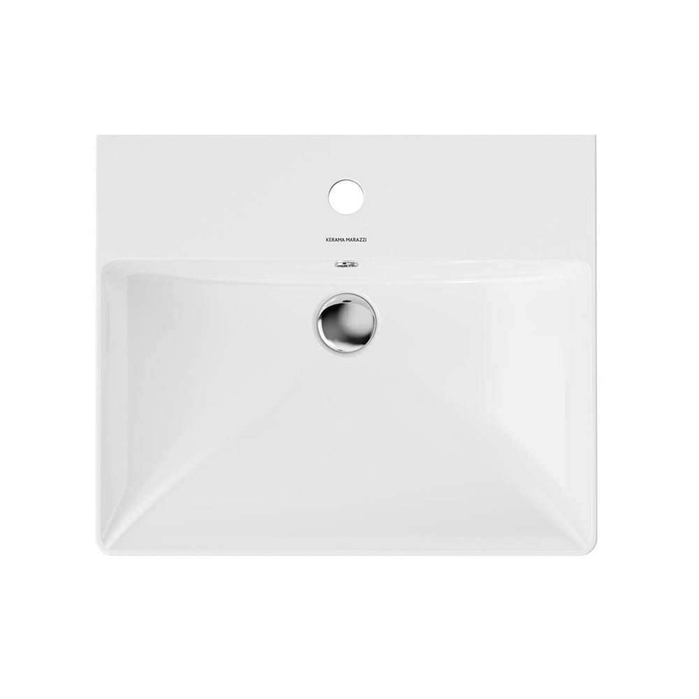 KERAMA MARAZZI PRO.wb.50 Раковина PRO мебельная/подвесная 50, белая глянцевая