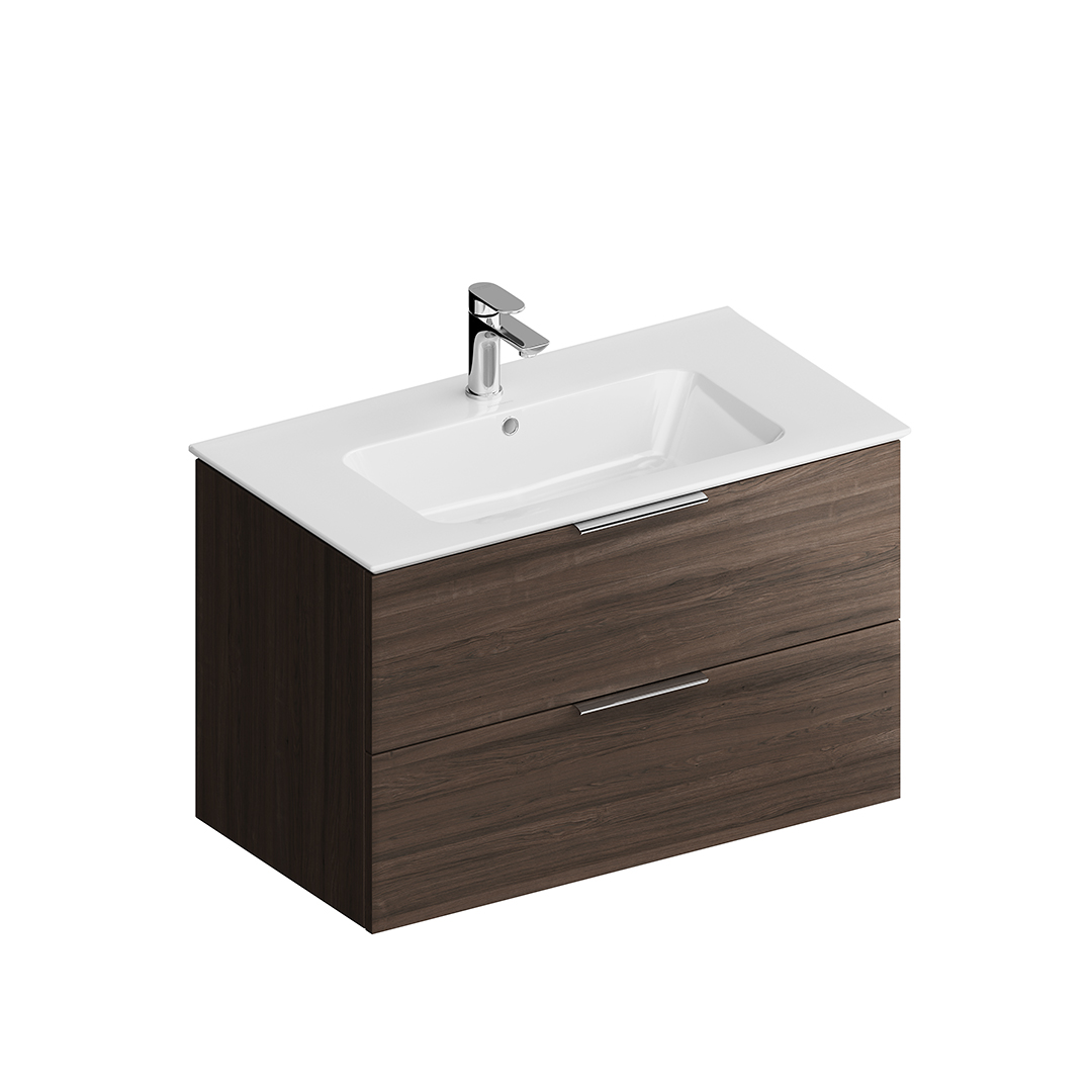 Тумба PIANO подвесная с ящиками 85, дымчатый вяз