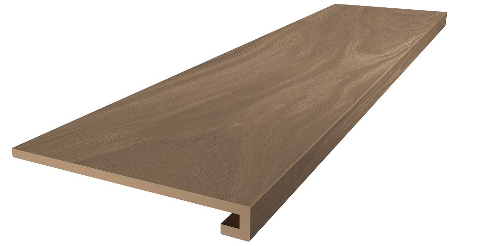 KERAMA MARAZZI SG518520R/GCF Ступень клееная Монтиони коричневый матовый обрезной 33x119,5x0,9