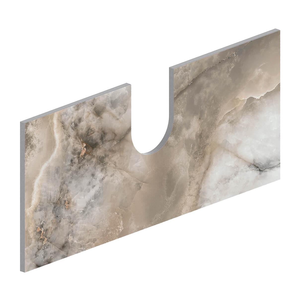 Задняя стенка CONO из керамогранита Ониче, бежевая (спец. изделие декоративное)