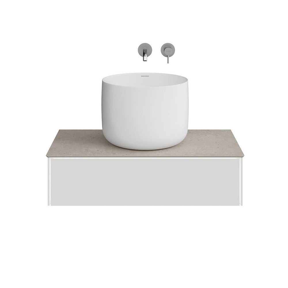 KERAMA MARAZZI MA.90.1/MGR.M Тумба MAGICA подвесная 90, 1 ящик, утренний серый матовый