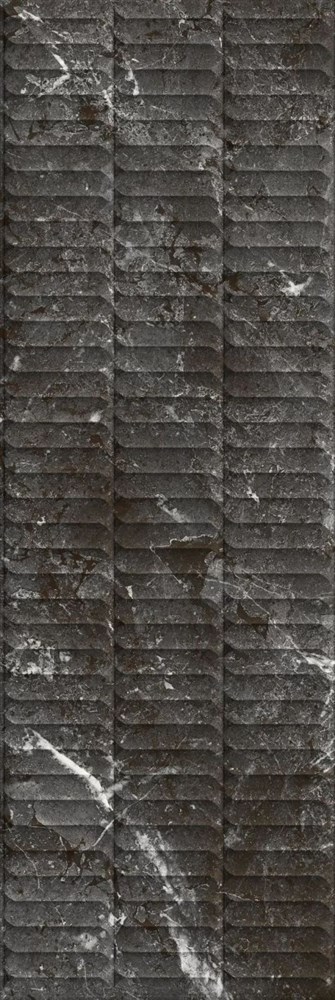 Тубкаль чёрный глянцевый структура обрезной 30x89,5x1,05