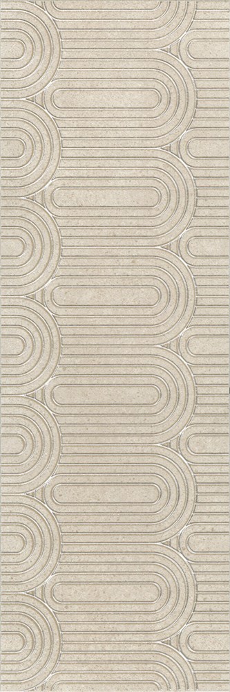 KERAMA MARAZZI OP/C201/12138R Декор Безана бежевый обрезной 25x75x9