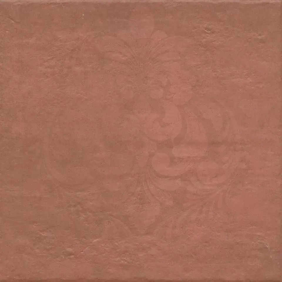 Хадду красный матовый декорированный 40,2x40,2x0,8