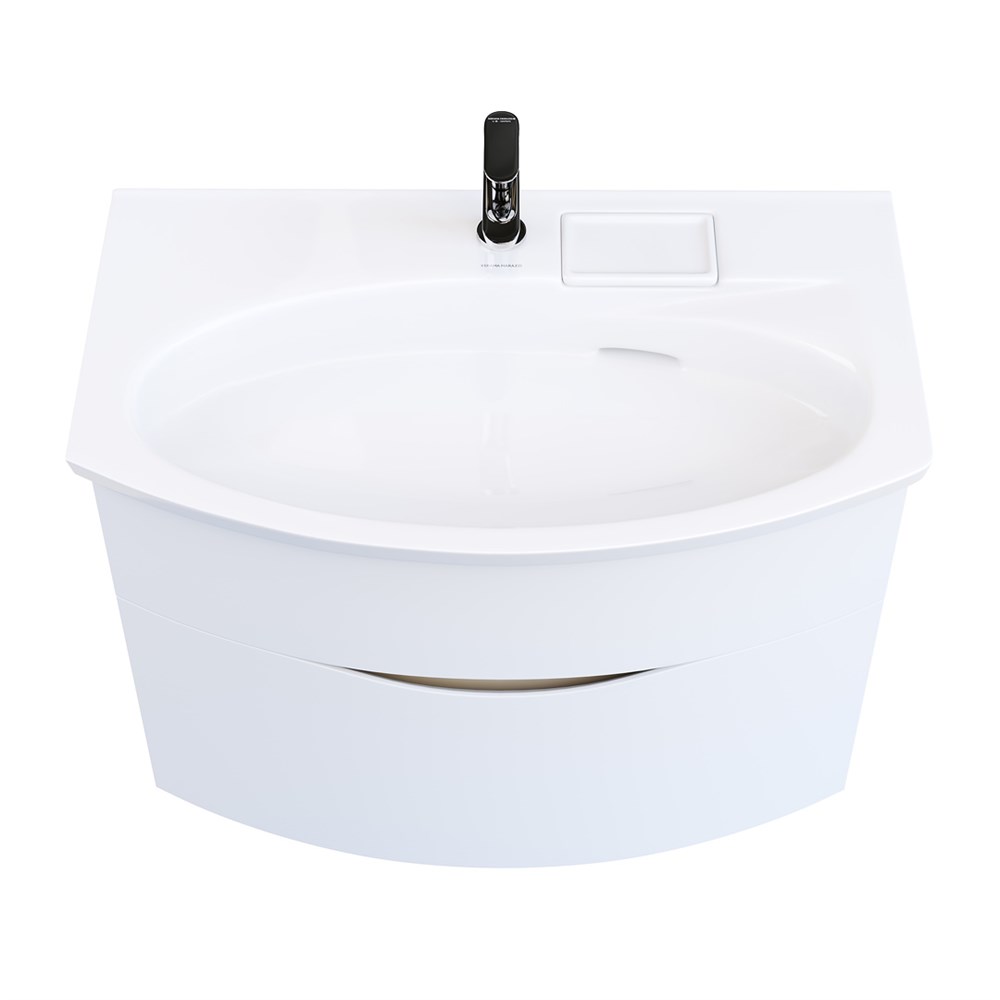 KERAMA MARAZZI RV.80\WHT.M Тумба RIVA 80 см, белая матовая