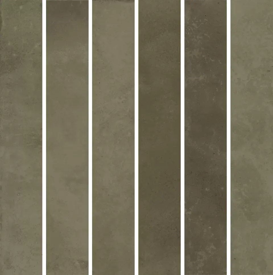 KERAMA MARAZZI KMD2MSM003BN Декор Фес мозаичный зелёный глянцевый 15x15x0,77