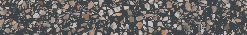 Плинтус Бричиола чёрный матовый обрезной 60x9,5x0,9