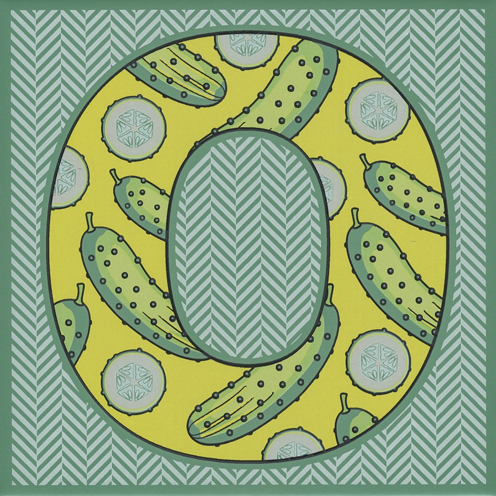 KERAMA MARAZZI HGD/A545/5278 Декор Сад-огород "Огурец" матовый 20x20x6,9