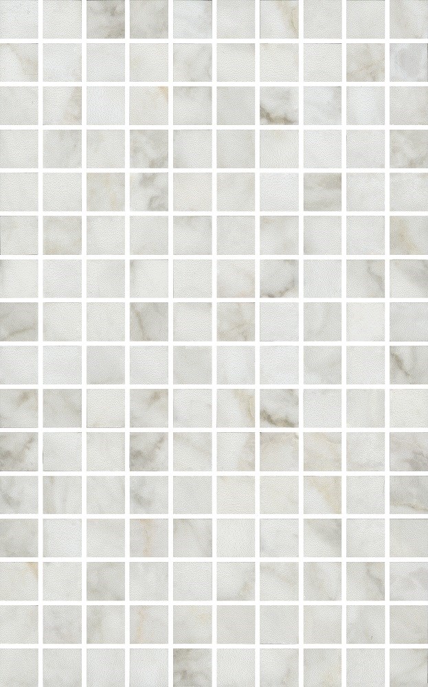 KERAMA MARAZZI MM6432 Декор Кантата мозаичный белый глянцевый 25x40x0,8