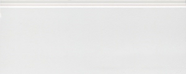 KERAMA MARAZZI FMF022R Плинтус Флориан белый матовый обрезной 30x12x1,3