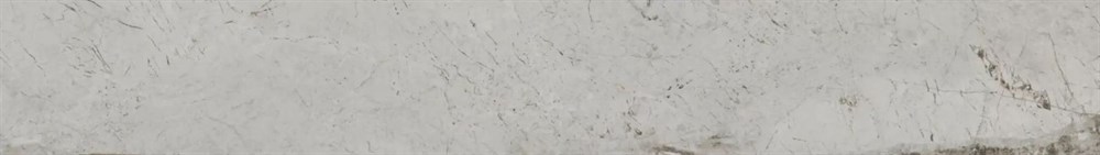 Плинтус Ифран серый светлый матовый обрезной 60x9,5x0,9