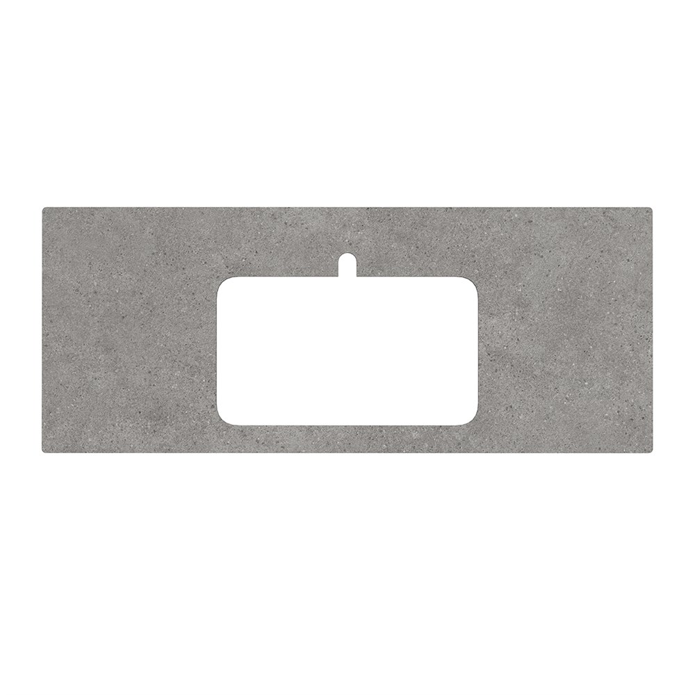 KERAMA MARAZZI PL2.DL500920R/120 Спец. изделие для раковин, встраиваемых сверху, 120 см Фондамента серый