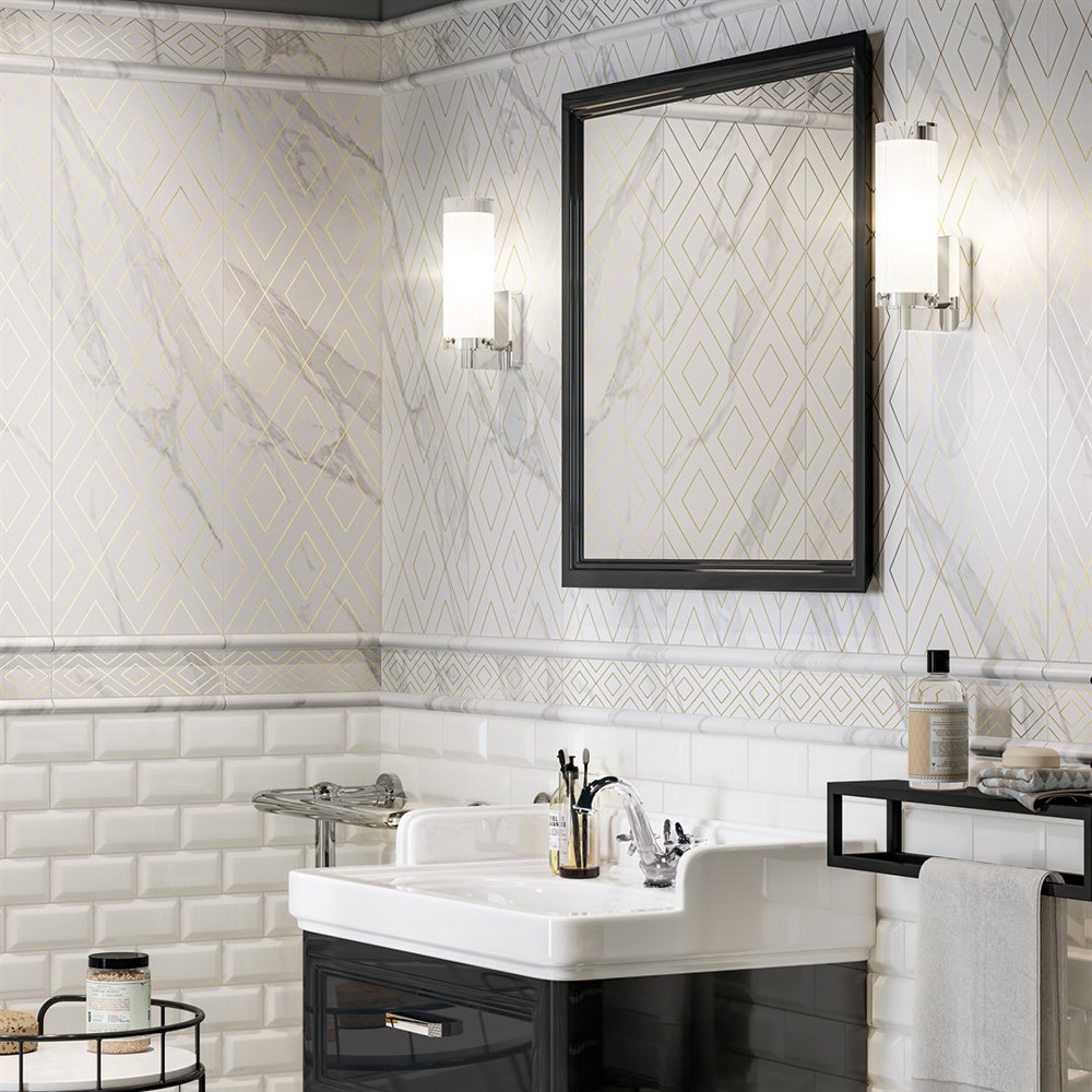 Раковина POMPEI подвесная/мебельная 80, белая глянцевая