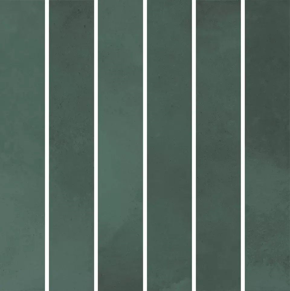 KERAMA MARAZZI KMD2MSM005BN Декор Фес мозаичный зелёный тёмный глянцевый 15x15x0,77