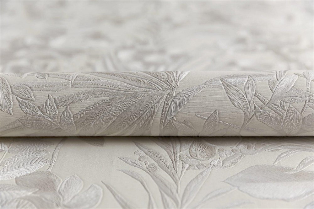 KERAMA MARAZZI KM5901 Обои виниловые Джангл мотив, светлый бежевый (1, Т D)