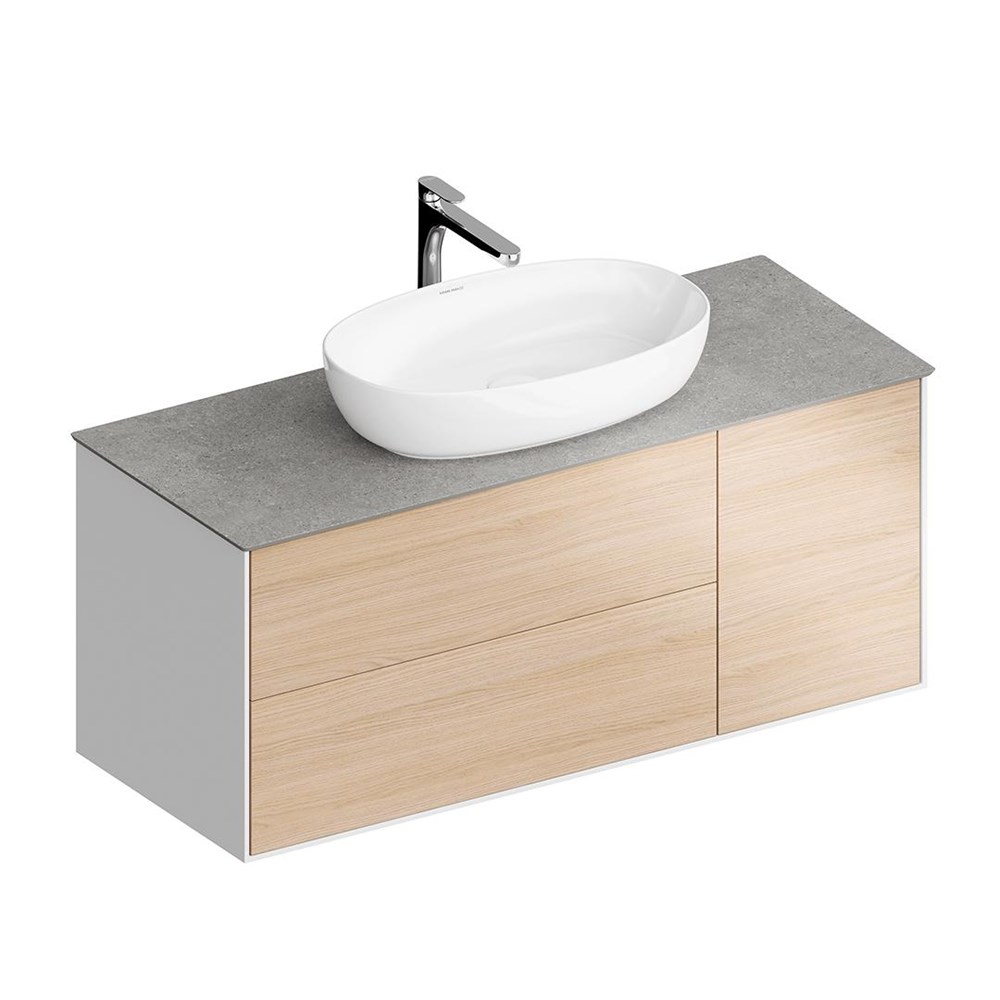 KERAMA MARAZZI PLB.M.120.3/OAK.V Тумба PLAZA Modern подвесная 120 дуб виченца 3 ящика