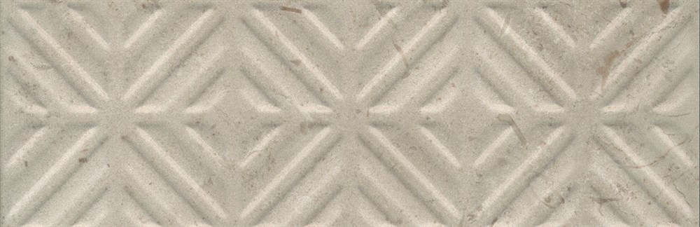 KERAMA MARAZZI 11210R/4 Бордюр Карму бежевый матовый обрезной 30х9,6 30x9,6x10