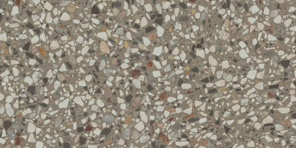 Ступень клееная фронтальная Бричиола серый матовый обрезной 33x60x0,9