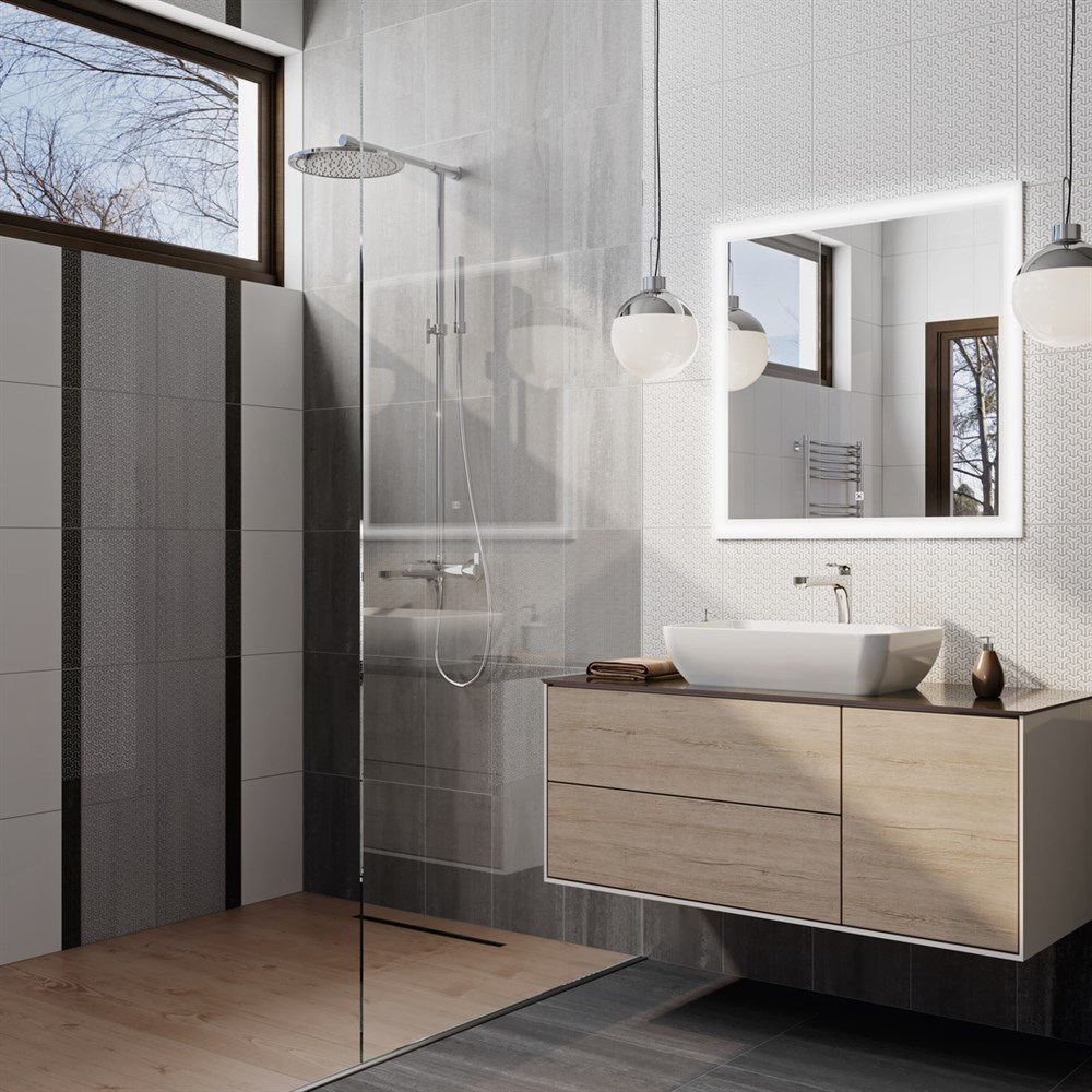 KERAMA MARAZZI PLB.M.120.3\OAK.O Тумба PLAZA Modern, подвесная 120 см, 3 выдвижных ящика, дуб Орегон