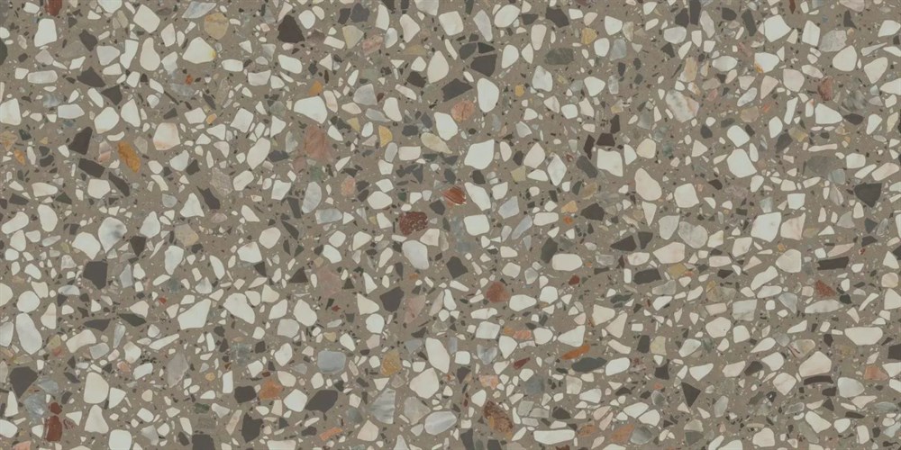 Ступень клееная фронтальная Бричиола серый матовый обрезной 33x60x0,9