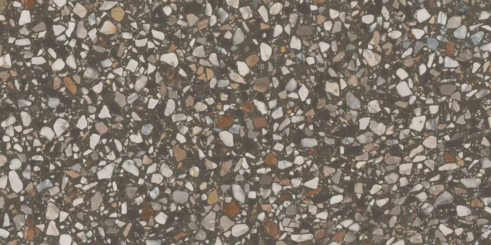 Ступень клееная фронтальная Бричиола коричневый матовый обрезной 33x60x0,9