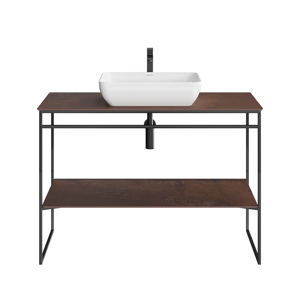 KERAMA MARAZZI PL.N.120.01\BLK.M Метал.структура PLAZA Next напольная 120 см, черный матовый