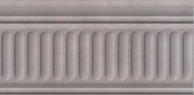 KERAMA MARAZZI 19033/3F Бордюр Александрия серый структурированный 20х9,9х6,9