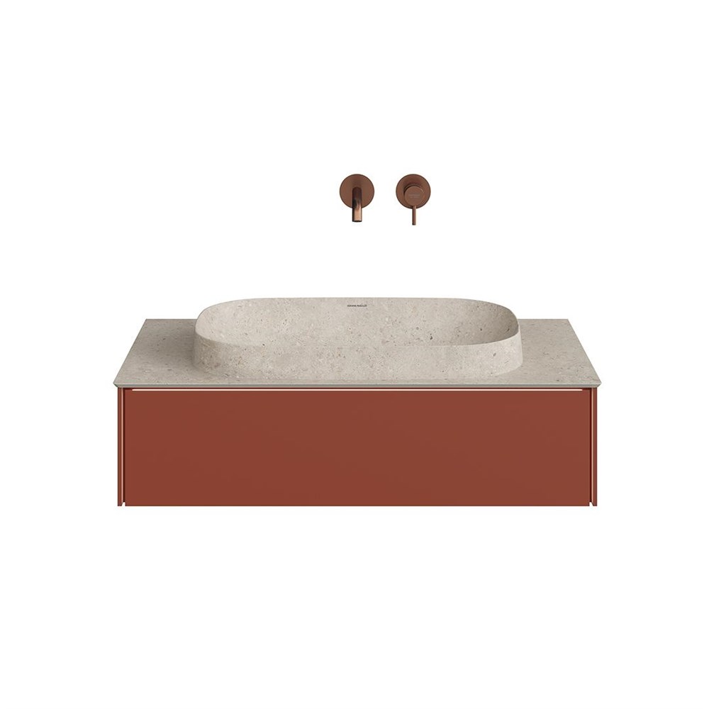 KERAMA MARAZZI MA.90.1/VR.M Тумба MAGICA подвесная 90, 1 ящик, венецианский красный матовый