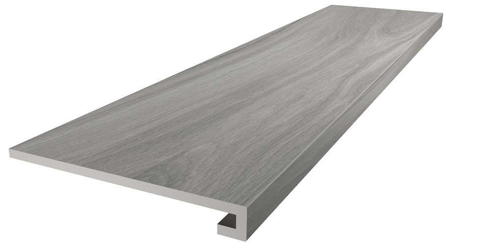 KERAMA MARAZZI SG518720R/GCF Ступень клееная Монтиони серый матовый обрезной 33x119,5x0,9