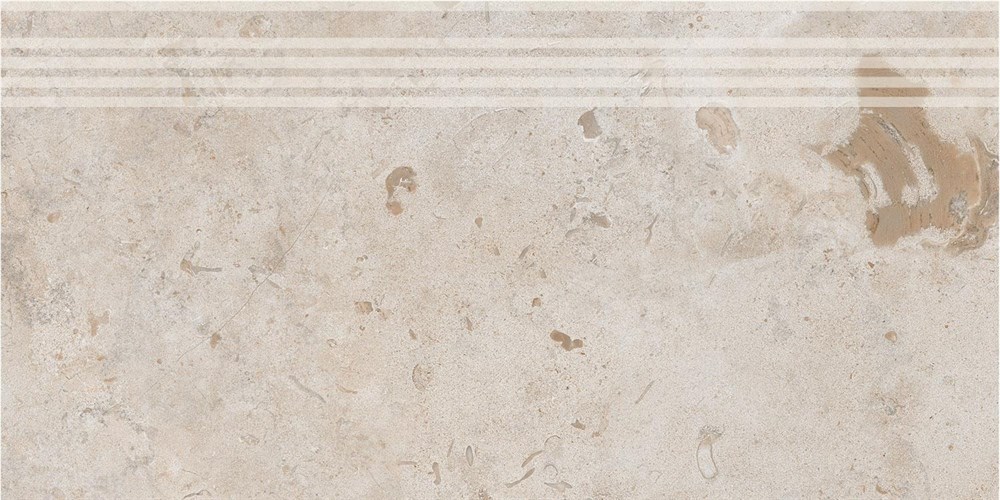 KERAMA MARAZZI DD205420R/GR Ступень Про Лаймстоун бежевый темный натуральный обрезной 30x60x0,9