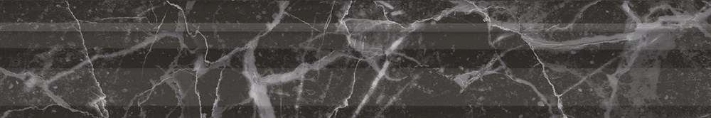 KERAMA MARAZZI BLC039R Бордюр Багет Коррер чёрный глянцевый обрезной 30x5x1,9