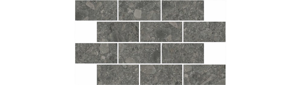 KERAMA MARAZZI DD606220/MM Декор Чеппо ди Гре мозаичный антрацит матовый обрезной 34,6x20x0,9