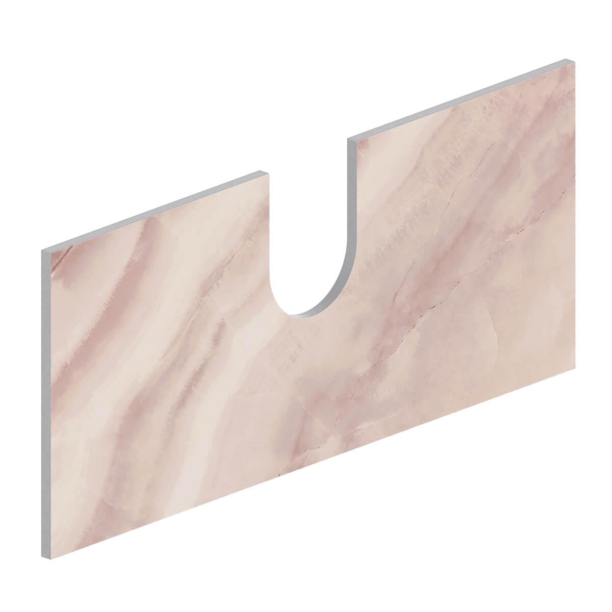 Задняя стенка CONO из керамогранита Ониче, розовая (спец. изделие декоративное)
