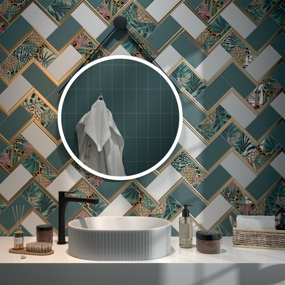 Зеркало CONO круглое 70, черное матовое