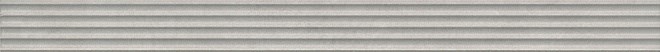 KERAMA MARAZZI LSA003 Бордюр Пикарди структура серый 40х3,4х9