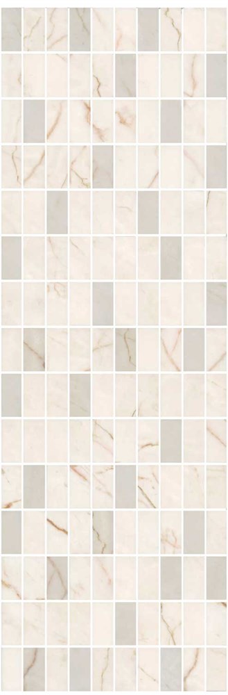 KERAMA MARAZZI MM12142 Декор Театро беж светлый мозаичный 25x75x9