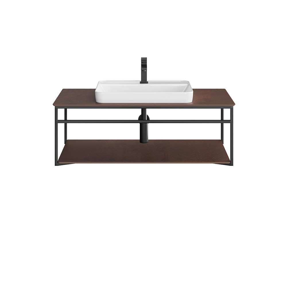 KERAMA MARAZZI PL.N.100.02\BLK.M Метал.структура PLAZA Next, подвесная 100 см, черный матовый