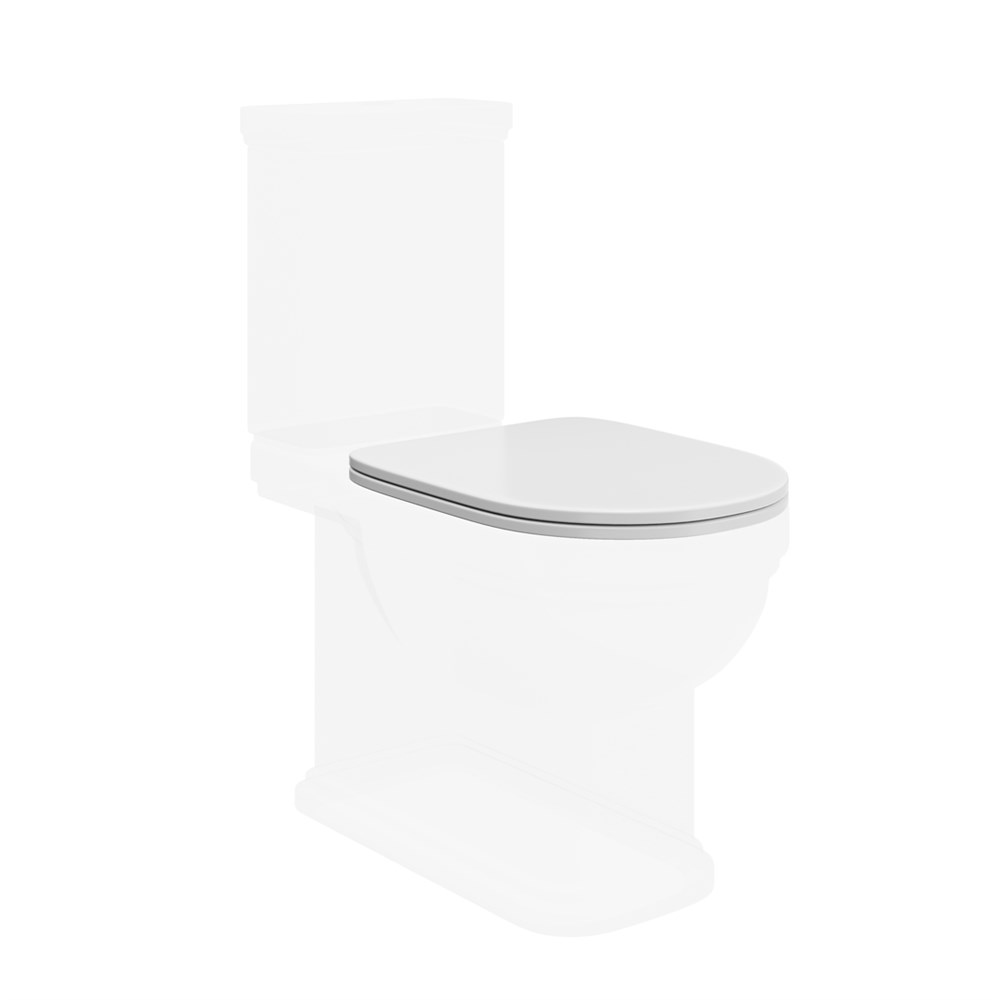 KERAMA MARAZZI PO.seat.01\WHT Сиденье POMPEI Soft close + Clip up белый