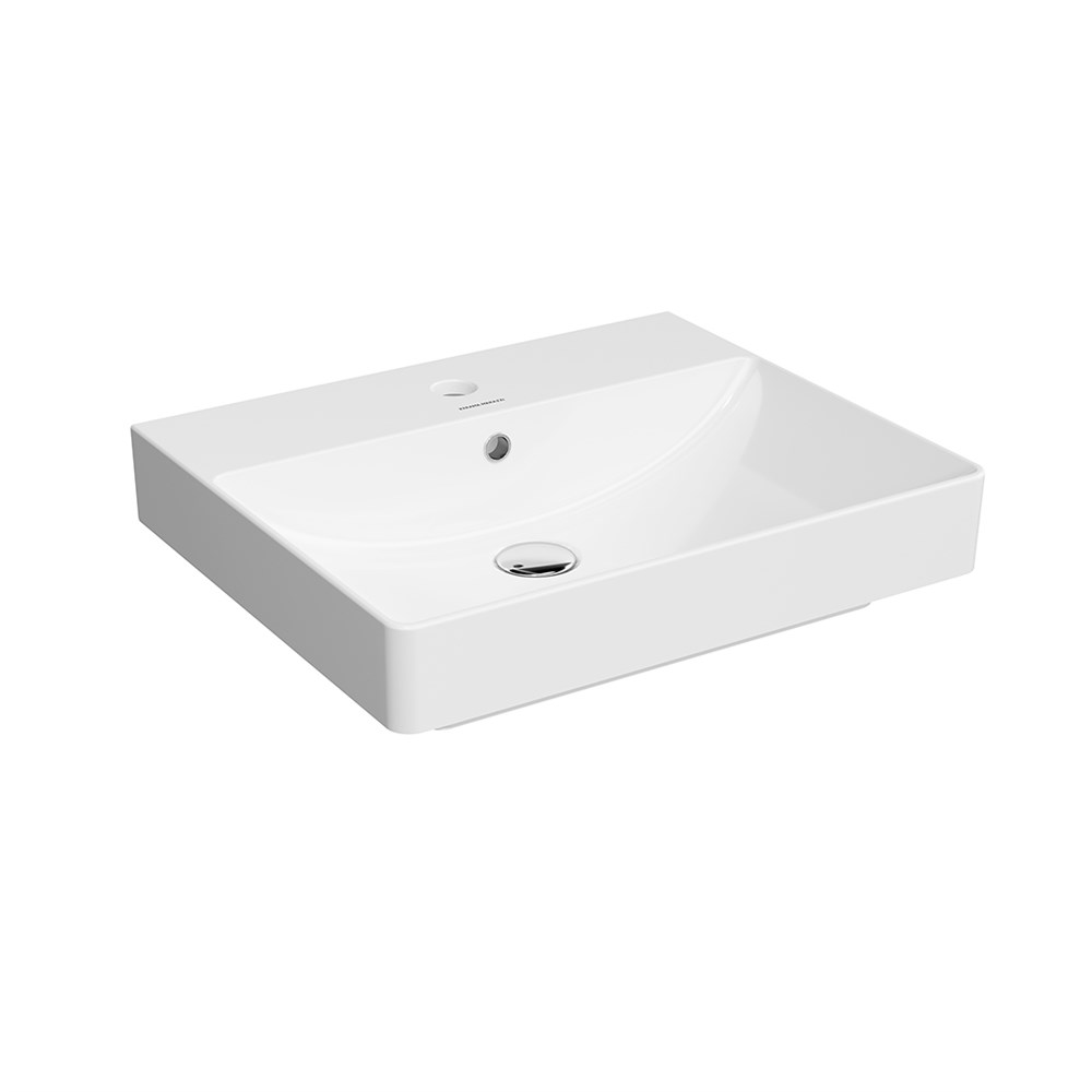 KERAMA MARAZZI PRO.wb.50 Раковина PRO мебельная/подвесная 50, белая глянцевая